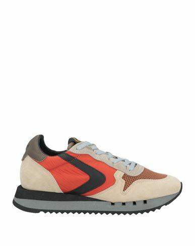 Valsport Man Sneakers Beige Leather, Textile fibers Cover