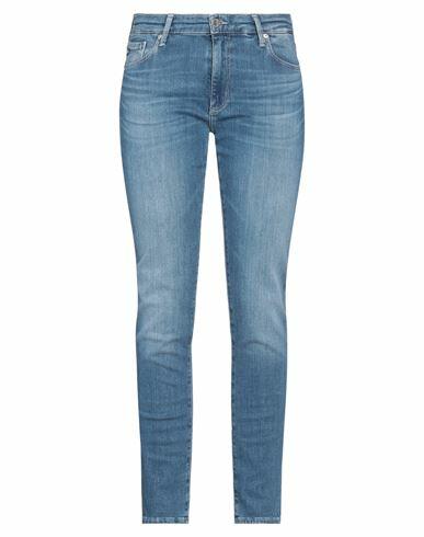 Ag Jeans Woman Jeans Blue Cotton, Polyester, Elastane Cover