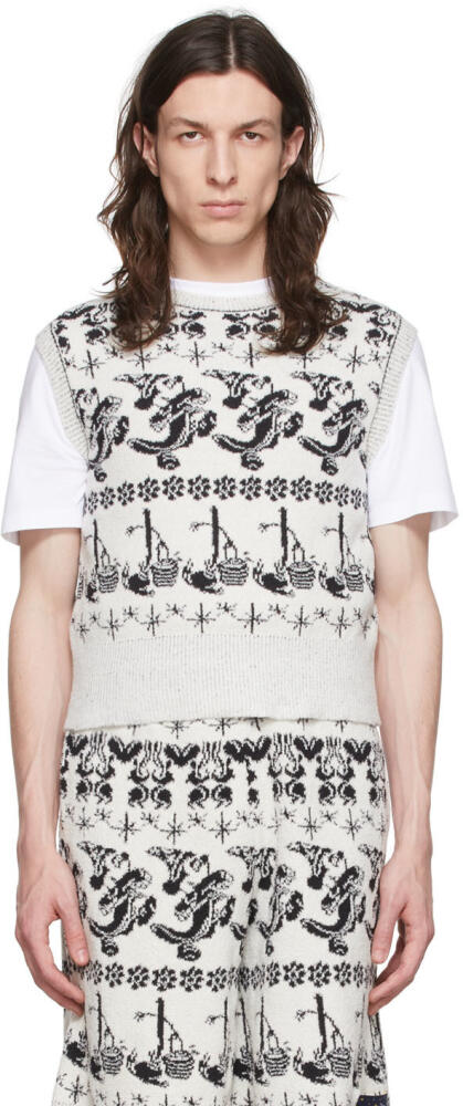 Stella McCartney White Fantasia Sweater Cover