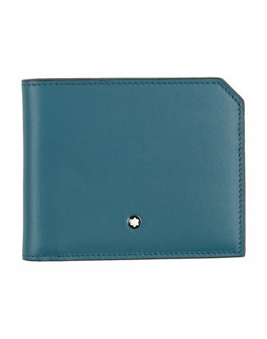 Montblanc Man Wallet Deep jade Leather Cover