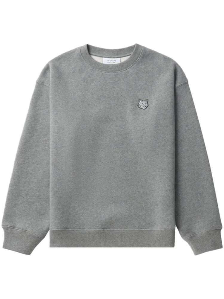 Maison Kitsuné wolf patch sweatshirt - Grey Cover