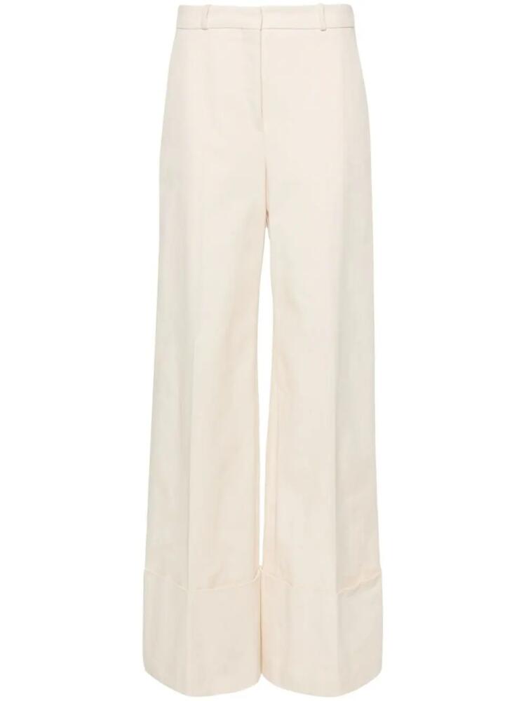 Del Core high-rise wide-leg jeans - Neutrals Cover