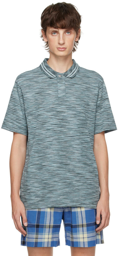 PS by Paul Smith Blue Striped Polo Cover