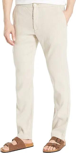 Tommy Bahama Beach Coast Linen Pull-On Pants (Stone Khaki) Men's Casual Pants Cover