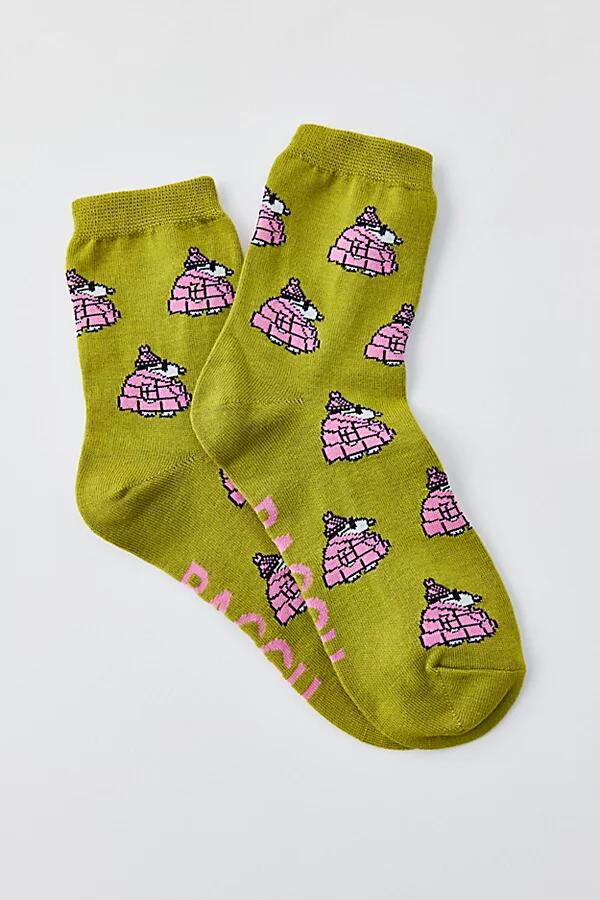 BAGGU X Peanuts Crew Sock in Snoopy Cover