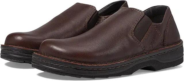 Naot Eiger (Soft Brown Leather) Men's Slip on Shoes Cover