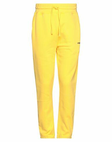 Hydrogen Man Pants Yellow Cotton Cover