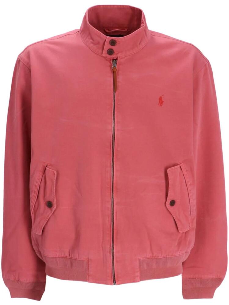 Polo Ralph Lauren stand-up collar cotton windbreaker - Pink Cover