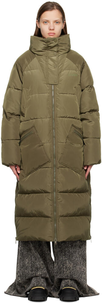 GANNI Green Tech Down Coat Cover