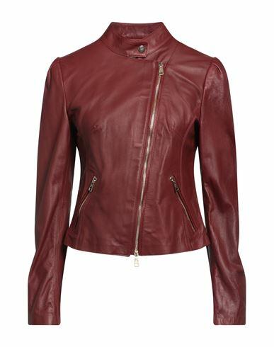 Stewart Woman Jacket Burgundy Lambskin Cover