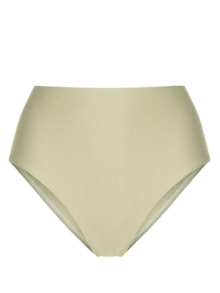 Matteau high-waisted bikini bottoms - Green Cover