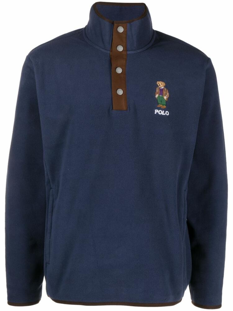 Polo Ralph Lauren Polo Bear high-neck jumper - Blue Cover