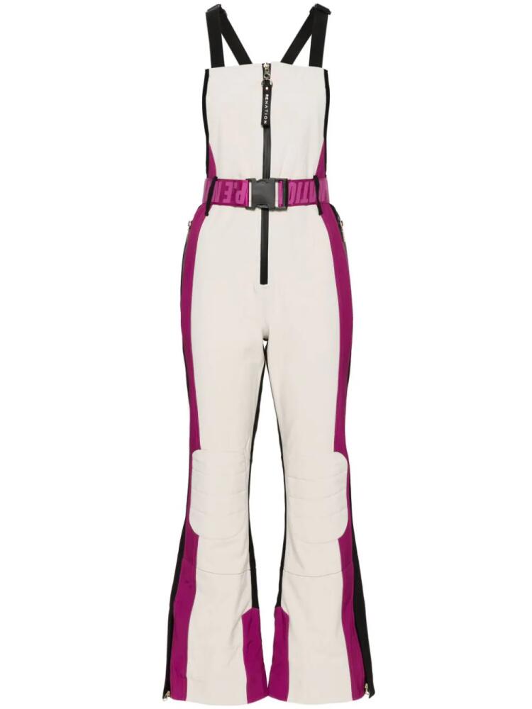 P.E Nation St.Moritz belted boiler suit - White Cover