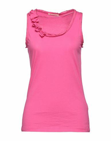 Boss Woman Top Fuchsia Cotton Cover