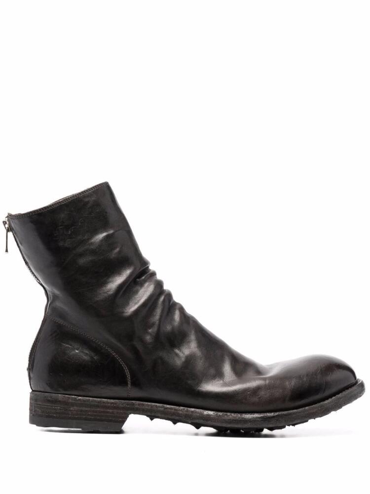 Officine Creative arbus zipped-leather boots - Brown Cover