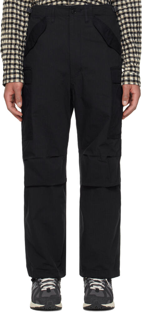 nanamica Navy Pocket Cargo Pants Cover