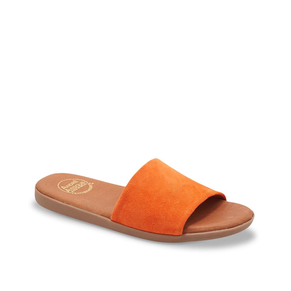 Andre Assous Paloma Sandal | Women's | Orange Suede Cover