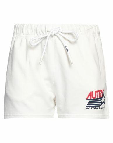 Autry Woman Shorts & Bermuda Shorts White Cotton Cover