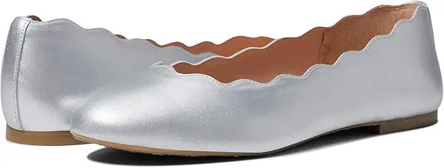 French Sole Jigsaw (Silver Metallic) Women's Flat Shoes Cover