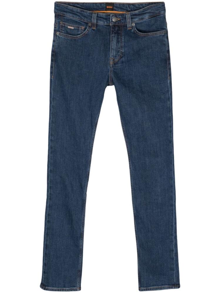 BOSS mid-rise slim-fit jeans - Blue Cover