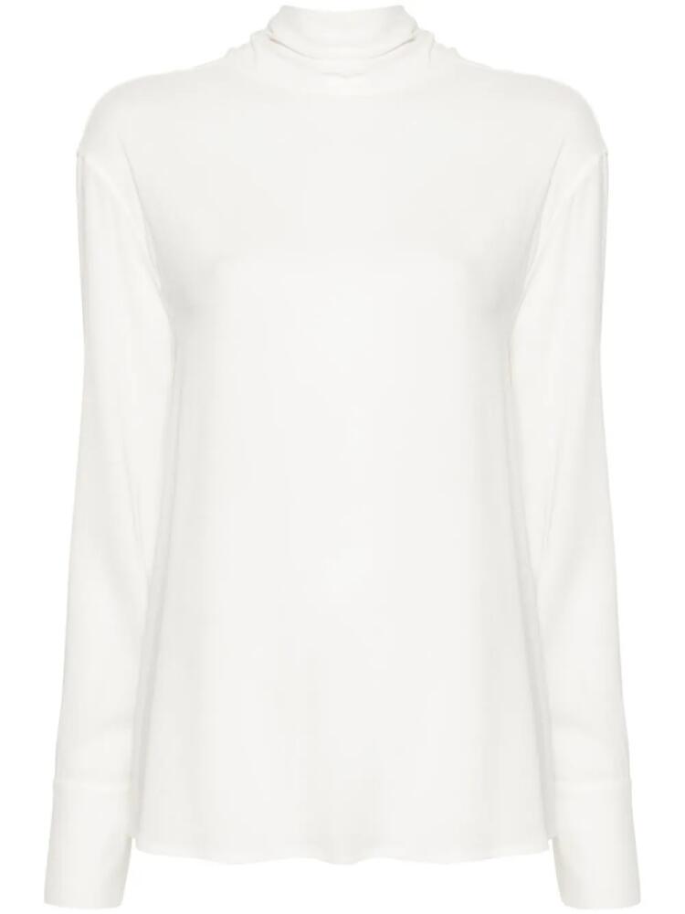 Fabiana Filippi roll-neck blouse - White Cover