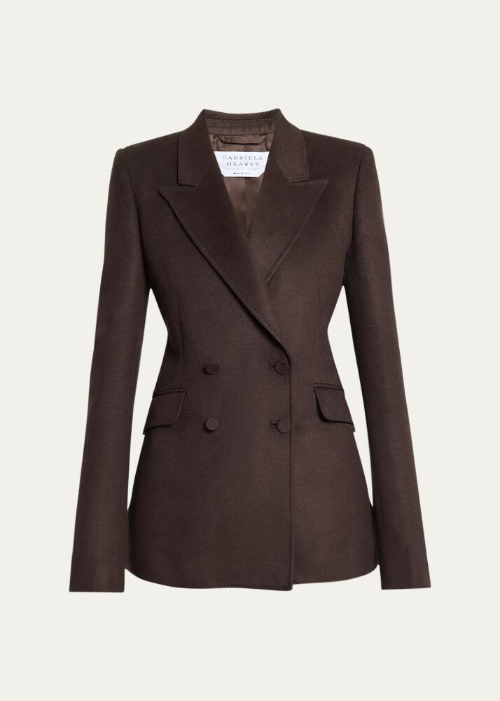 Gabriela Hearst Stephanie Double-Breasted Blazer Cover