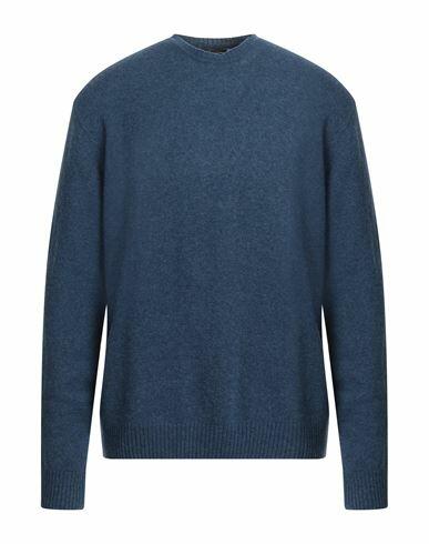 Alessandro Dell'acqua Man Sweater Slate blue Wool, Nylon Cover