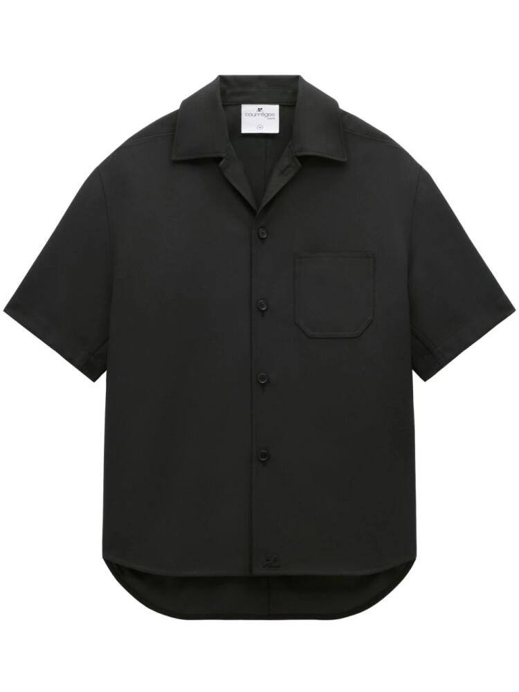 Courrèges Skater Retro shirt - Black Cover