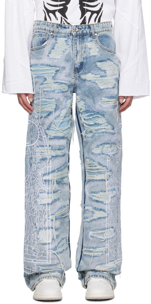 Who Decides War Blue Bare Pocket Jeans Cover