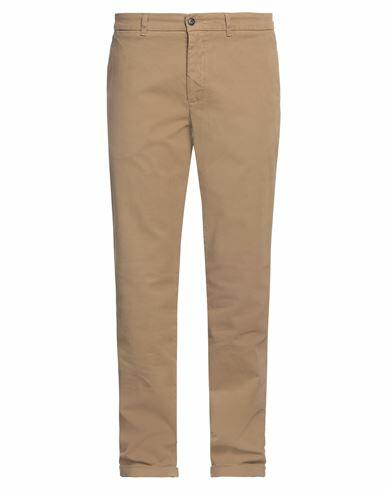 Harmont & Blaine Man Pants Camel Cotton, Elastane Cover