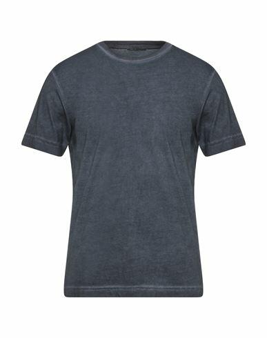 Crossley Man T-shirt Slate blue Cotton Cover