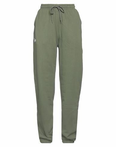 Patta Woman Pants Military green Organic cotton Cover