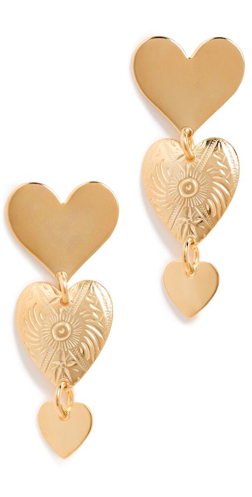 Elizabeth Cole Ciel Earrings Gold Cover