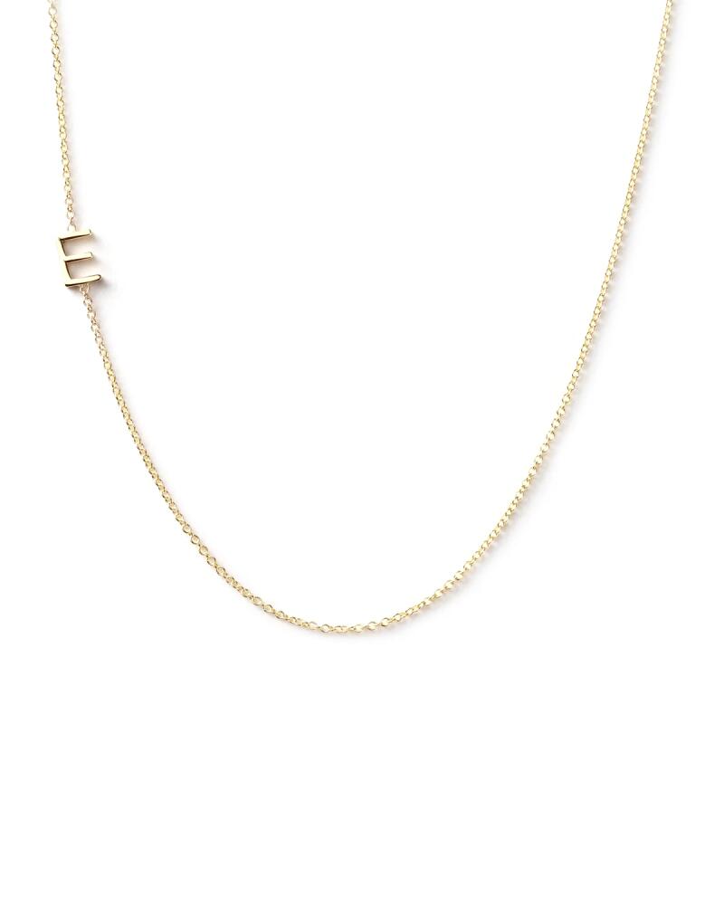 Maya Brenner Designs 14k Yellow Gold Mini Letter Necklace Cover