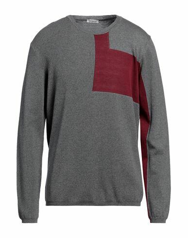 Bikkembergs Man Sweater Grey Wool, Polyester Cover