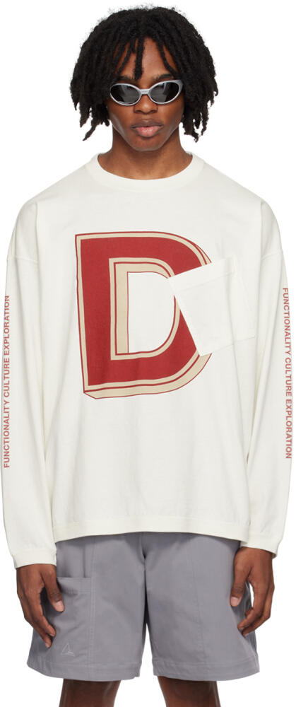 F/CE.® White Re College Long Sleeve T-Shirt Cover