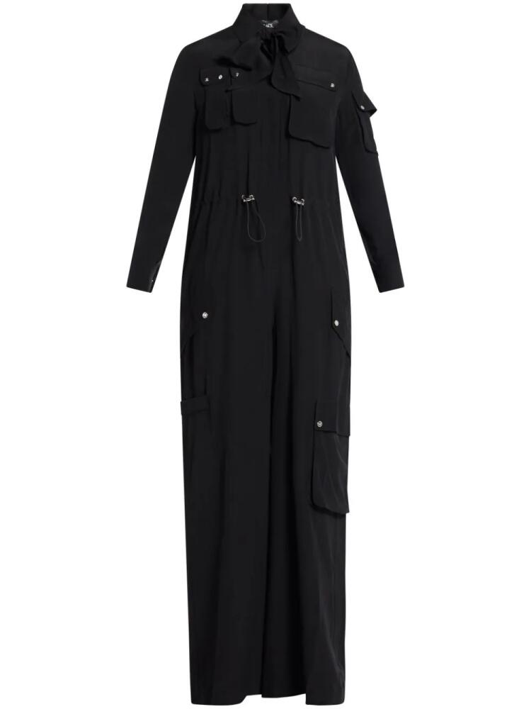 Versace silk jumpsuit - Black Cover