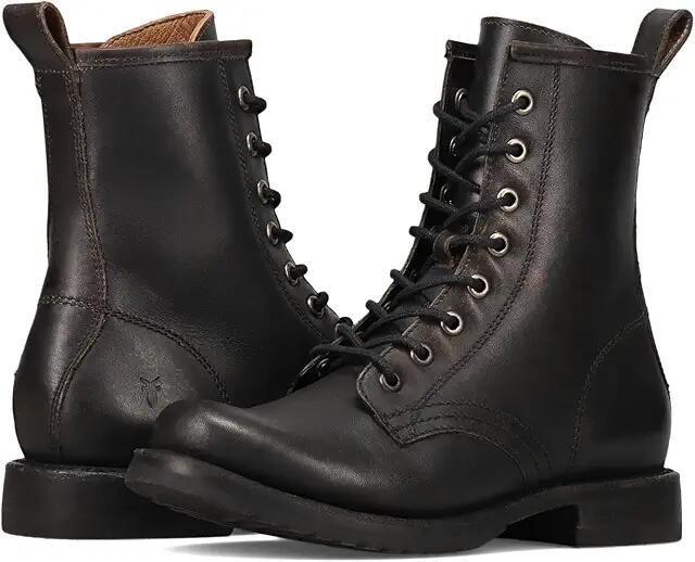 Frye Veronica Flex Combat (Antique Black) Women's Boots Cover