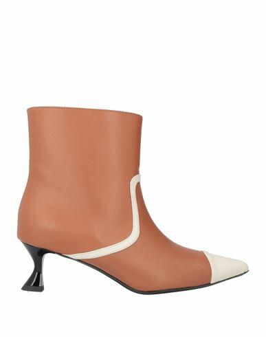 Doop Woman Ankle boots Tan Soft Leather Cover