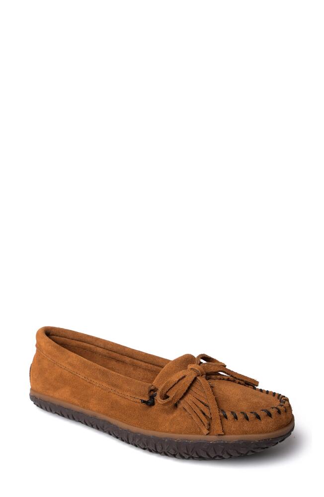 Minnetonka Kilty Tread Slipper in Brown Cover