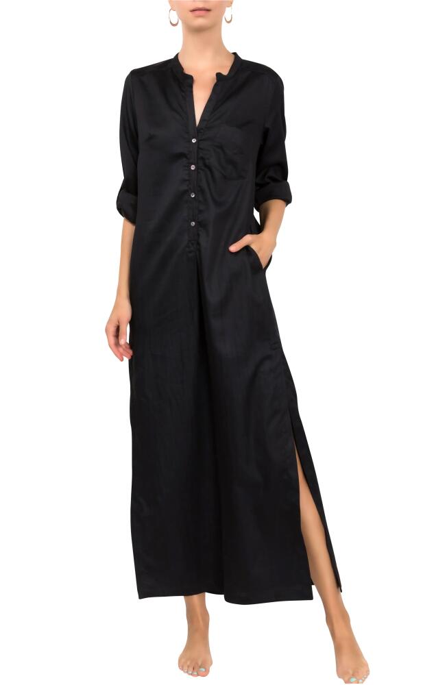 Everyday Ritual Tracey Cotton Caftan in Black Cover