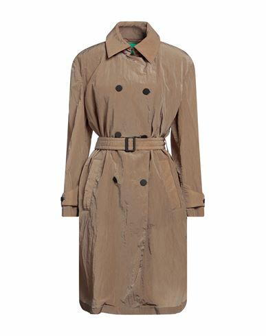 Emporio Armani Woman Overcoat & Trench Coat Light brown Polyamide Cover