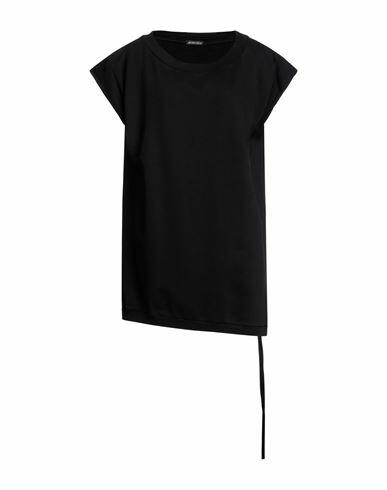 Ann Demeulemeester Woman Mini dress Black Cotton Cover