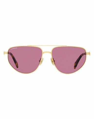 Lanvin Lanvin Modified Avaitor Lnv105s Sunglasses Sunglasses Gold Metal, Acetate Cover