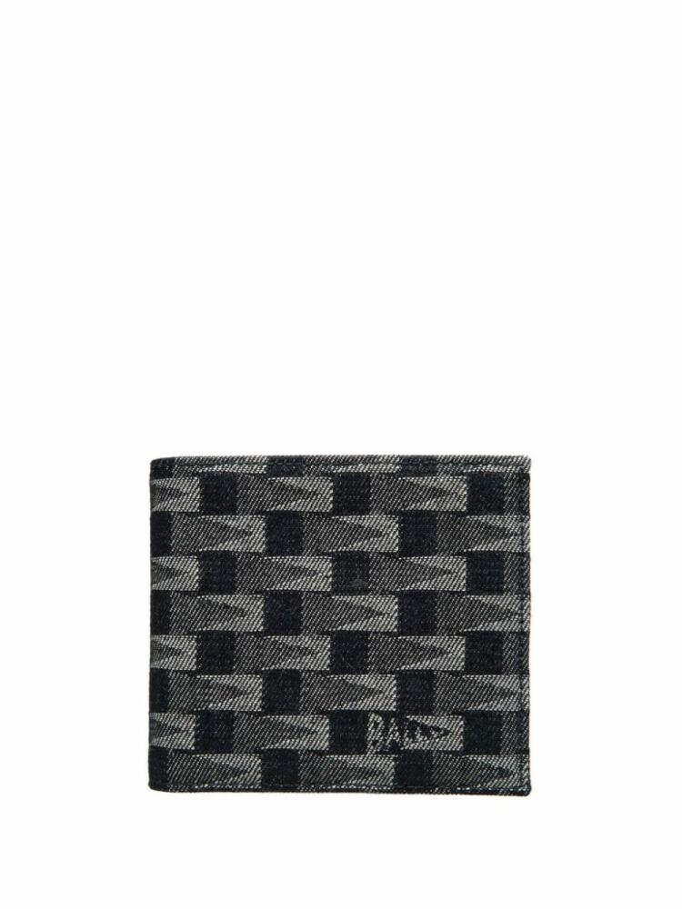 Bally monogram-print canvas wallet - Grey Cover