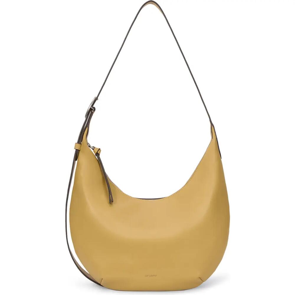 Oryany Crescent Leather Shoulder Bag in Honey Cover