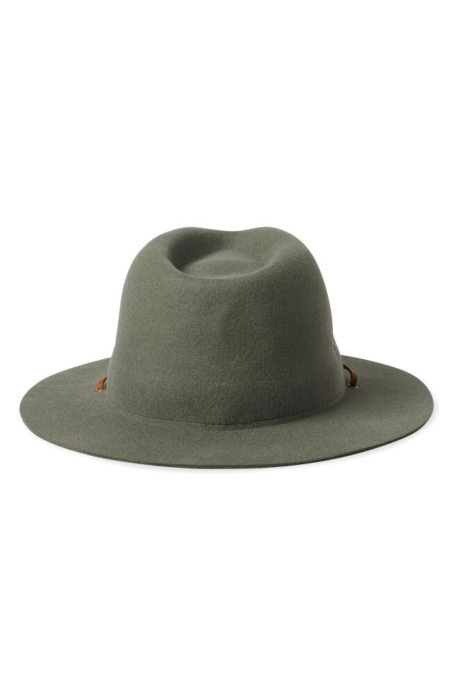 Brixton Wesley Wool Felt Fedora
in Light Moss Cover