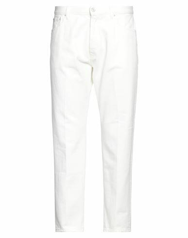 (+) People Man Pants White Cotton Cover