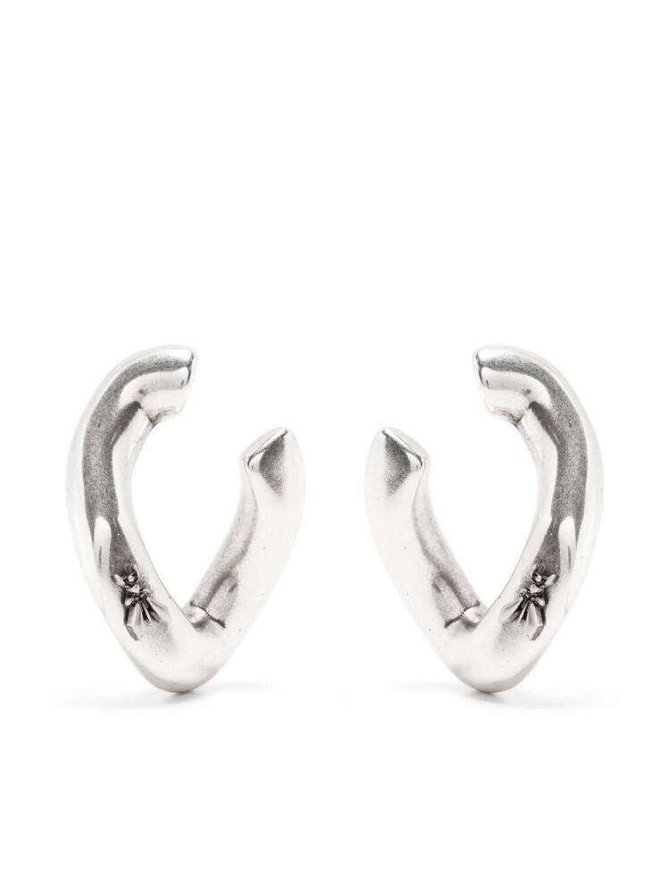 Patrizia Pepe fly hoop earrings - Silver Cover