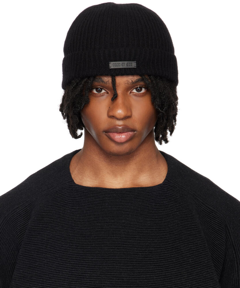 Fear of God Black Cashmere Beanie Cover